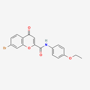 7-bromo-N-(4-ethoxyphenyl)-4-oxo-4H-chromene-2-carboxamide