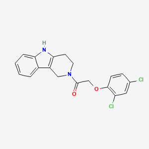 2-[(2,4-dichlorophenoxy)acetyl]-2,3,4,5-tetrahydro-1H-pyrido[4,3-b]indole