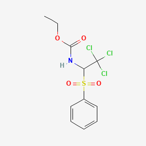 Ethyl [2,2,2-trichloro-1-(phenylsulfonyl)ethyl]carbamate