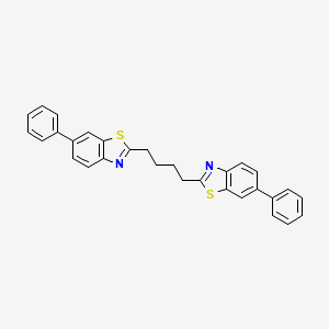 6-Phenyl-2-[4-(6-phenylbenzothiazol-2-yl)butyl]benzothiazole