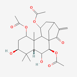 molecular formula C26H36O9 B1220163 Weisiensin A 