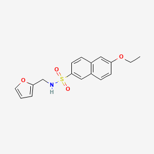 2-Naphthalenesulfonamide, 6-ethoxy-N-(2-furanylmethyl)-