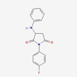 3-Anilino-1-(4-fluorophenyl)pyrrolidine-2,5-dione