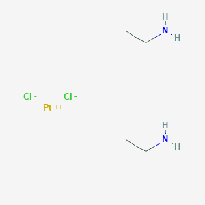 B1220168 cis-Bis(isopropylammine)dichloroplatinum(II) CAS No. 41637-05-2