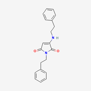 1-phenethyl-3-(phenethylamino)-1H-pyrrole-2,5-dione