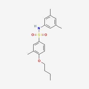 (3,5-Dimethylphenyl)[(4-butoxy-3-methylphenyl)sulfonyl]amine