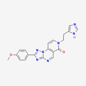 7-[2-(1H-imidazol-4-yl)ethyl]-2-(4-methoxyphenyl)pyrido[3,4-e][1,2,4]triazolo[1,5-a]pyrimidin-6(7H)-one