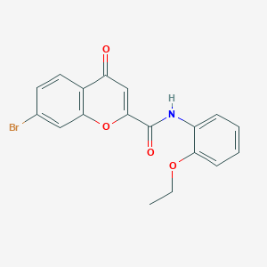 7-bromo-N-(2-ethoxyphenyl)-4-oxo-4H-chromene-2-carboxamide