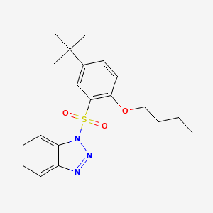 1-(2-butoxy-5-tert-butylbenzenesulfonyl)-1H-1,2,3-benzotriazole