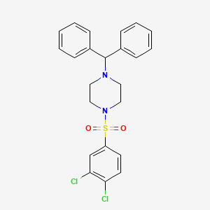 1-(3,4-Dichlorobenzenesulfonyl)-4-(diphenylmethyl)piperazine