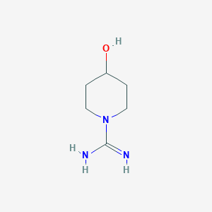 molecular formula C6H13N3O B012202 4-Hydroxypiperidine-1-carboximidamide CAS No. 108001-76-9