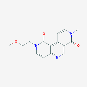 2-(2-methoxyethyl)-8-methylpyrido[3,4-c][1,6]naphthyridine-1,7(2H,8H)-dione