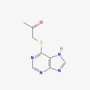 2-Propanone, (purin-6-ylthio)-