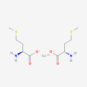 B1220204 Bis(L-methioninato-N,O)copper CAS No. 13985-65-4