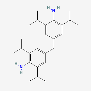molecular formula C25H38N2 B1220205 4,4'-亚甲基双(2,6-二异丙基苯胺) CAS No. 19900-69-7