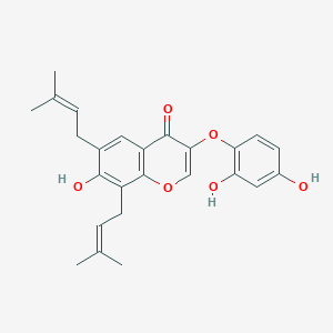 molecular formula C25H26O6 B1220211 Eryvarin F 