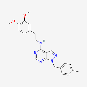 N-[2-(3,4-dimethoxyphenyl)ethyl]-1-(4-methylbenzyl)-1H-pyrazolo[3,4-d]pyrimidin-4-amine