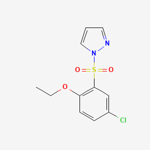 1-(5-chloro-2-ethoxybenzenesulfonyl)-1H-pyrazole