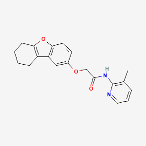 N-(3-methyl-2-pyridinyl)-2-(6,7,8,9-tetrahydrodibenzofuran-2-yloxy)acetamide