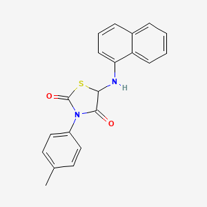 3-(4-Methylphenyl)-5-(naphthalen-1-ylamino)-1,3-thiazolidine-2,4-dione