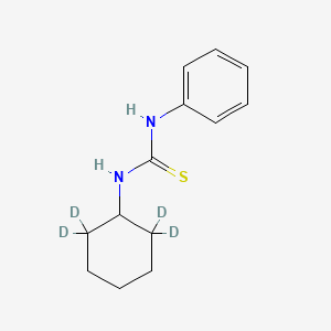 Urea, 1-(cyclohexyl-2,2,6,6-d4)-3-phenyl-2-thio-