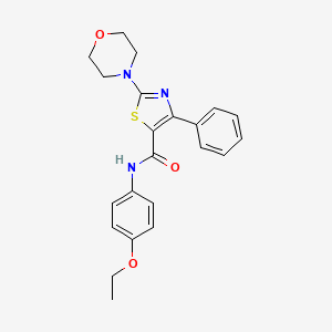 N-(4-ethoxyphenyl)-2-(morpholin-4-yl)-4-phenyl-1,3-thiazole-5-carboxamide