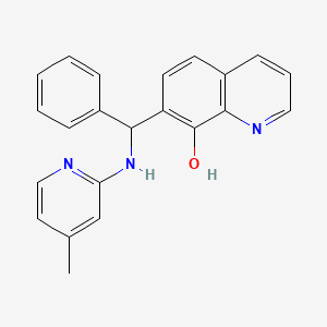 7-[alpha-[(4-Methyl-2-pyridyl)amino]benzyl]-8-quinolinol