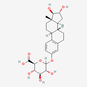 molecular formula C24H32O9 B1220234 Estriol glucuronide CAS No. 28808-07-3
