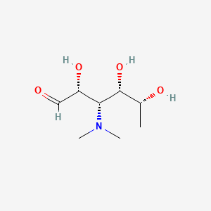 molecular formula C8H17NO4 B1220238 Mycaminose CAS No. 519-21-1