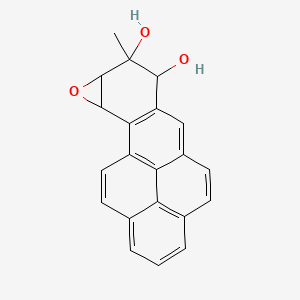 7,8-Dihydroxy-9,10-epoxy-8-methyl-7,8,9,10-tetrahydrobenzo(a)pyrene