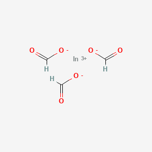 molecular formula C3H3InO6 B1220242 Indium formate CAS No. 40521-21-9