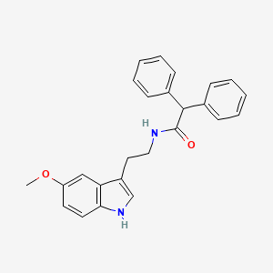 N-[2-(5-methoxy-1H-indol-3-yl)ethyl]-2,2-diphenylacetamide