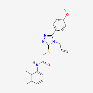 N-(2,3-dimethylphenyl)-2-[5-(4-methoxyphenyl)-4-prop-2-enyl(1,2,4-triazol-3-yl thio)]acetamide