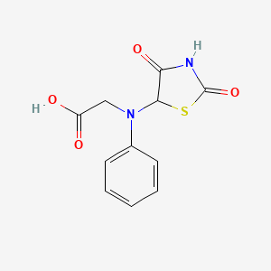 N-(2,4-dioxo-1,3-thiazolidin-5-yl)-N-phenylglycine