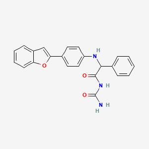 (2-{[4-(1-Benzofuran-2-yl)phenyl]amino}-2-phenylacetyl)urea