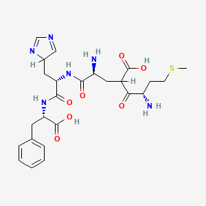 molecular formula C25H34N6O7S B1220257 Corticotropin (4-7) CAS No. 50842-42-7