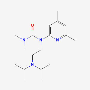 N-(2-Diisopropylaminoethyl)-N-(4,6-dimethyl-2-pyridyl)-N',N'-dimethylurea