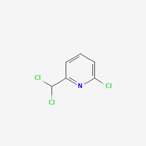 molecular formula C6H4Cl3N B1220261 2-Chloro-6-(dichloromethyl)pyridine CAS No. 78152-53-1