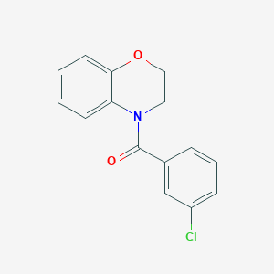 4-(3-chlorobenzoyl)-3,4-dihydro-2H-1,4-benzoxazine