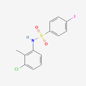 (3-Chloro-2-methylphenyl)[(4-iodophenyl)sulfonyl]amine