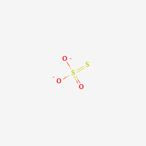 B1220275 Thiosulfate ion CAS No. 14383-50-7