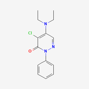 4-Chloro-5-(diethylamino)-2-phenylpyridazin-3(2H)-one