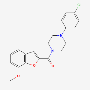 [4-(4-Chlorophenyl)piperazin-1-yl](7-methoxy-1-benzofuran-2-yl)methanone