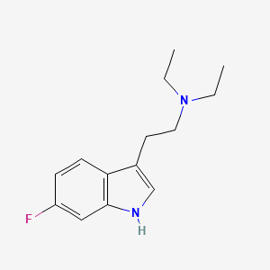 molecular formula C14H19FN2 B1220290 6-Fluoro-N,N-diethyltryptamine CAS No. 2836-69-3
