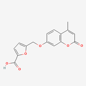 5-(((4-methyl-2-oxo-2H-chromen-7-yl)oxy)methyl)furan-2-carboxylic acid