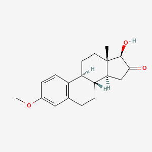 molecular formula C19H24O3 B1220300 17beta-Hydroxy-3-methoxyestra-1,3,5(10)-trien-16-one CAS No. 24721-15-1