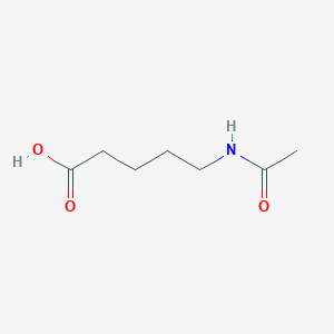 molecular formula C7H13NO3 B1220302 5-Acetamidopentanoic acid 