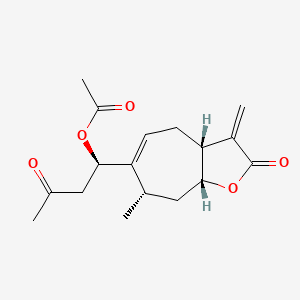 molecular formula C17H22O5 B1220311 Xanthumin CAS No. 26791-72-0