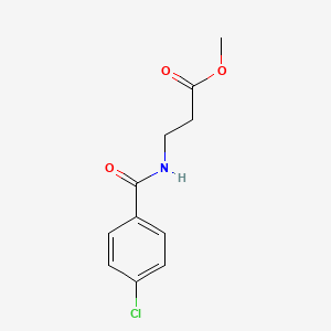 3-(4-Chloro-benzoylamino)-propionic acid methyl ester