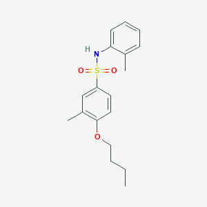 4-butoxy-3-methyl-N-(2-methylphenyl)benzenesulfonamide